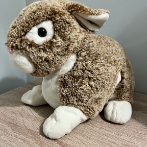 Realistic Brown Bunny Plush Soft Rabbit Stuffed Animal Floppy Ear 10-12” Cute